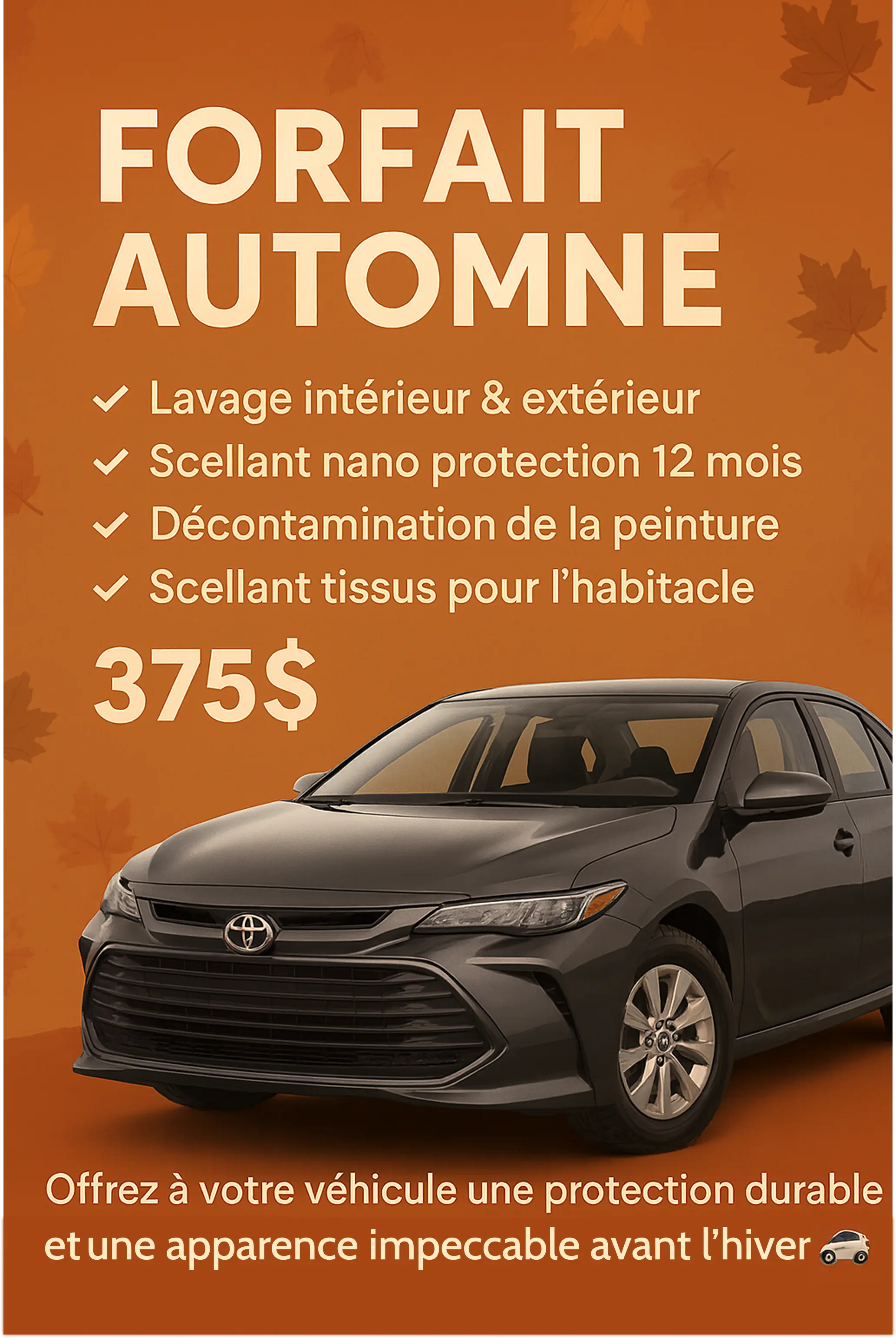 Forfait automne FNXAUTO